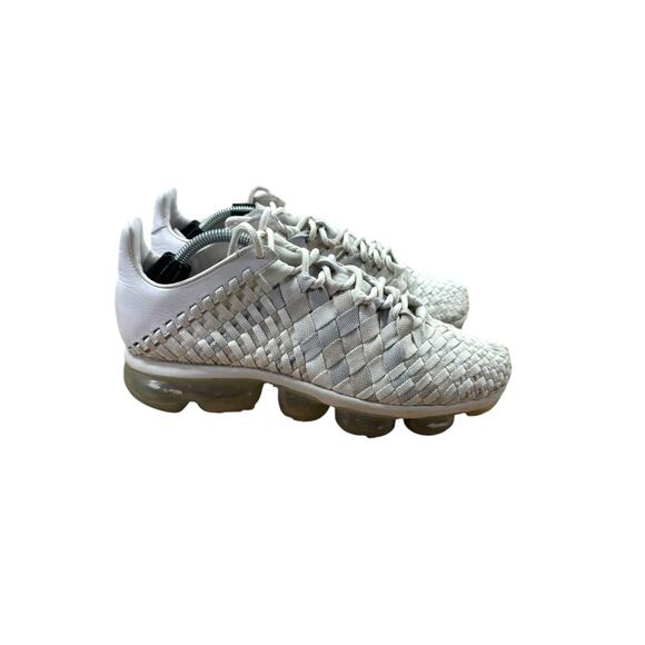 Nike Air Vapormax Inneva Shoes Mens Size 8 White Sneakers Running Woven main image 4